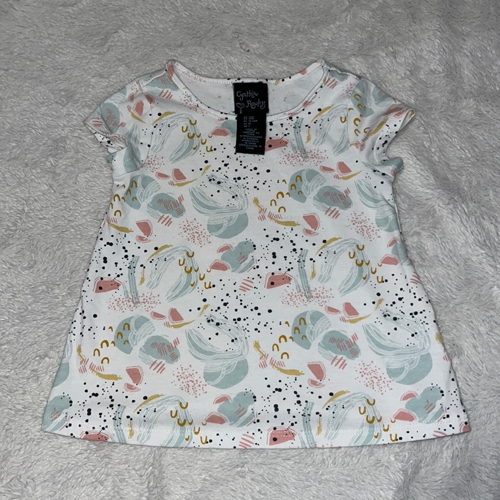 Cynthia rowley printed 24 month short sleeve t shirt baby girl clothing